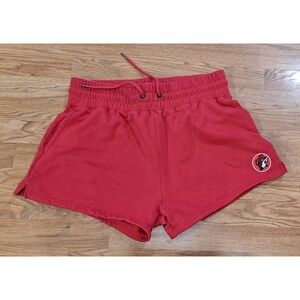Bucees Women's Red Shorts Fleece Size XL PLEASE READ